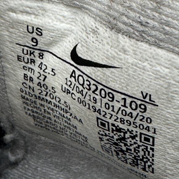 Nike Alpha Menace Pro 2 Mid White Football Cleats Mens Size 9 AQ3209 109 main image 9